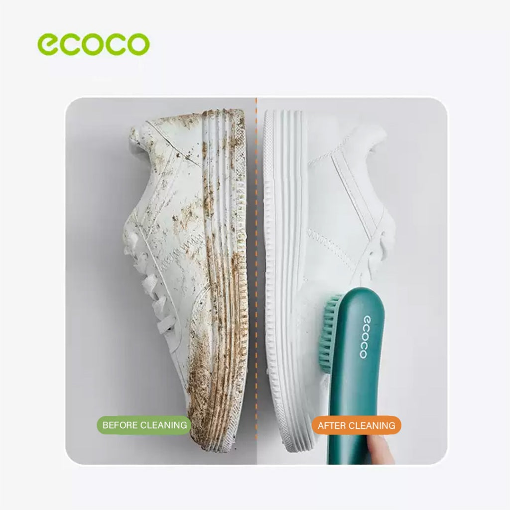 Multifunctional Ecoco Bathroom Laundry / Shoe Brush Soft Fur Cleaning Scrubbing Brush Home Care Use