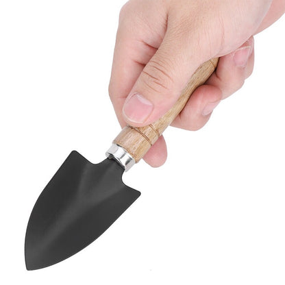 3pcs Set Mini Garden Tools Kit Plant Gardening Shovel Spade Rake Wooden Handle Gardening Hand Tools
