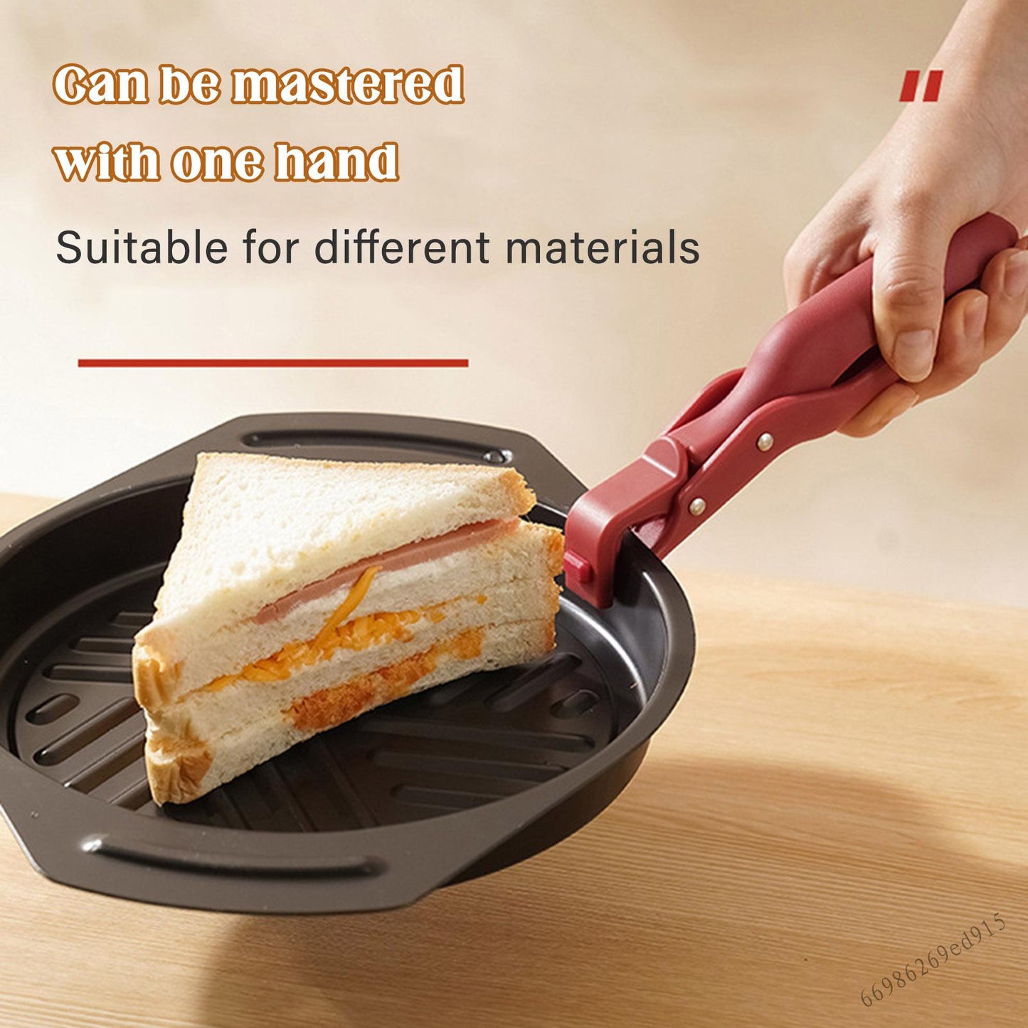 Anti-Scalding Clip Non-Slip Hot Plate Gripper Kitchen Bowl Clamp Heat Resistant Durable Silicone Tong