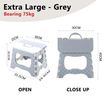 Foldable Portable Stool Chair Outdoor Camping Fishing Lightweight Stackable Seat for Kids Adults