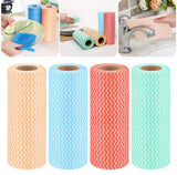 Disposable Rag Kitchen Environmental Protection Non-Woven Cloth Dish Towel Free Cutting Multi-Purpose Cleaning Cloth