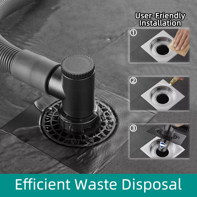 Stainless Steel Odor Proof Floor Drain Core 10cm / 15cm Washing Machine Drain Cover Anti Odor Filter