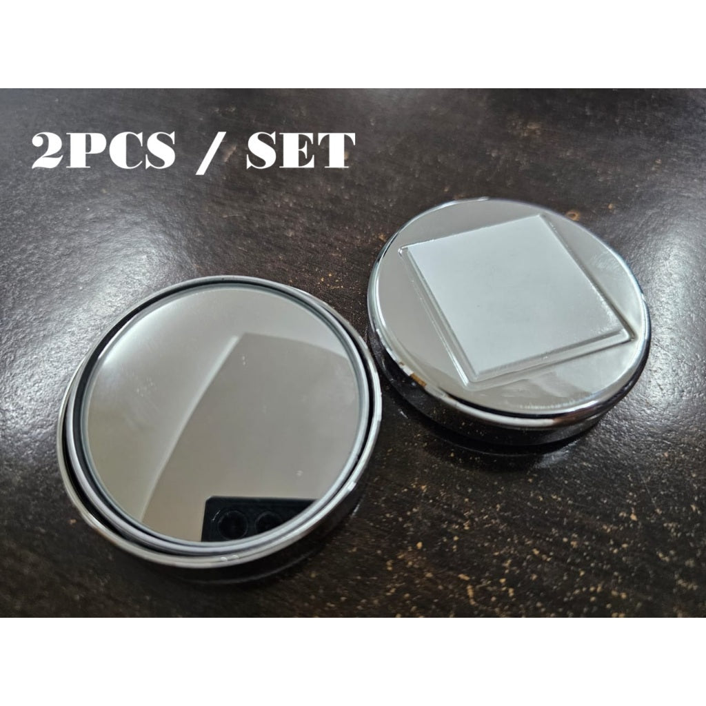2Pcs Adhesive Blind Spot Mirror Safety Driving Wide Angle Rear View Convex Mirror For Car SUV Truck