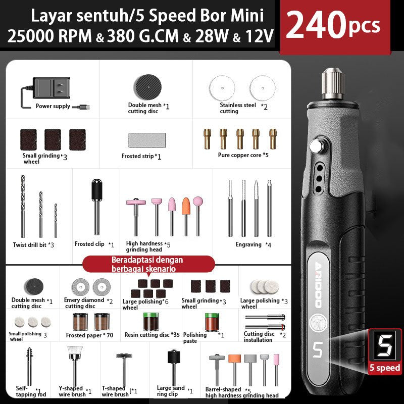 Mini Cordless 12V Drill Grinder Engraving Pen Power Tool for Jewelry Wood Glass Cutting Polishing