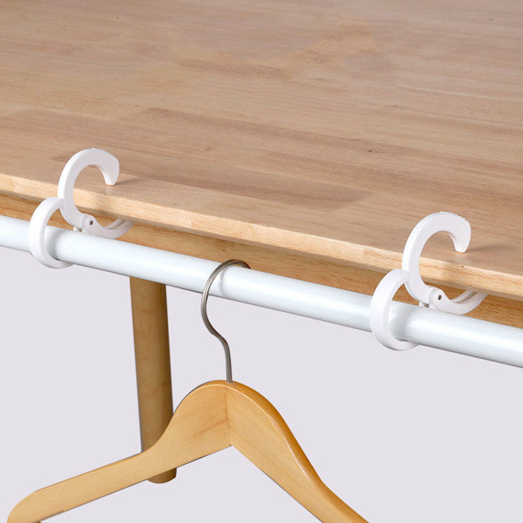 1pc Adjustable S-Shaped Hook Safety Buckle Closet Rod Clothes Bag Foldable Travel S Hanger Baby Pram