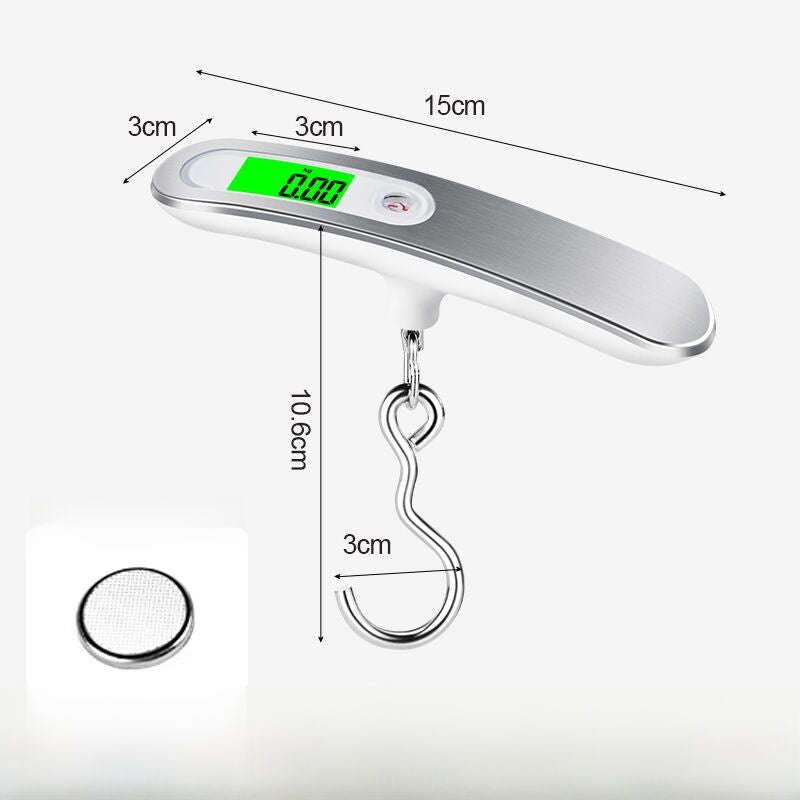 Portable Digital Luggage Scale 50kg 110lb with Belt or Hook Handheld Hanging Travel Bag Weight Scale