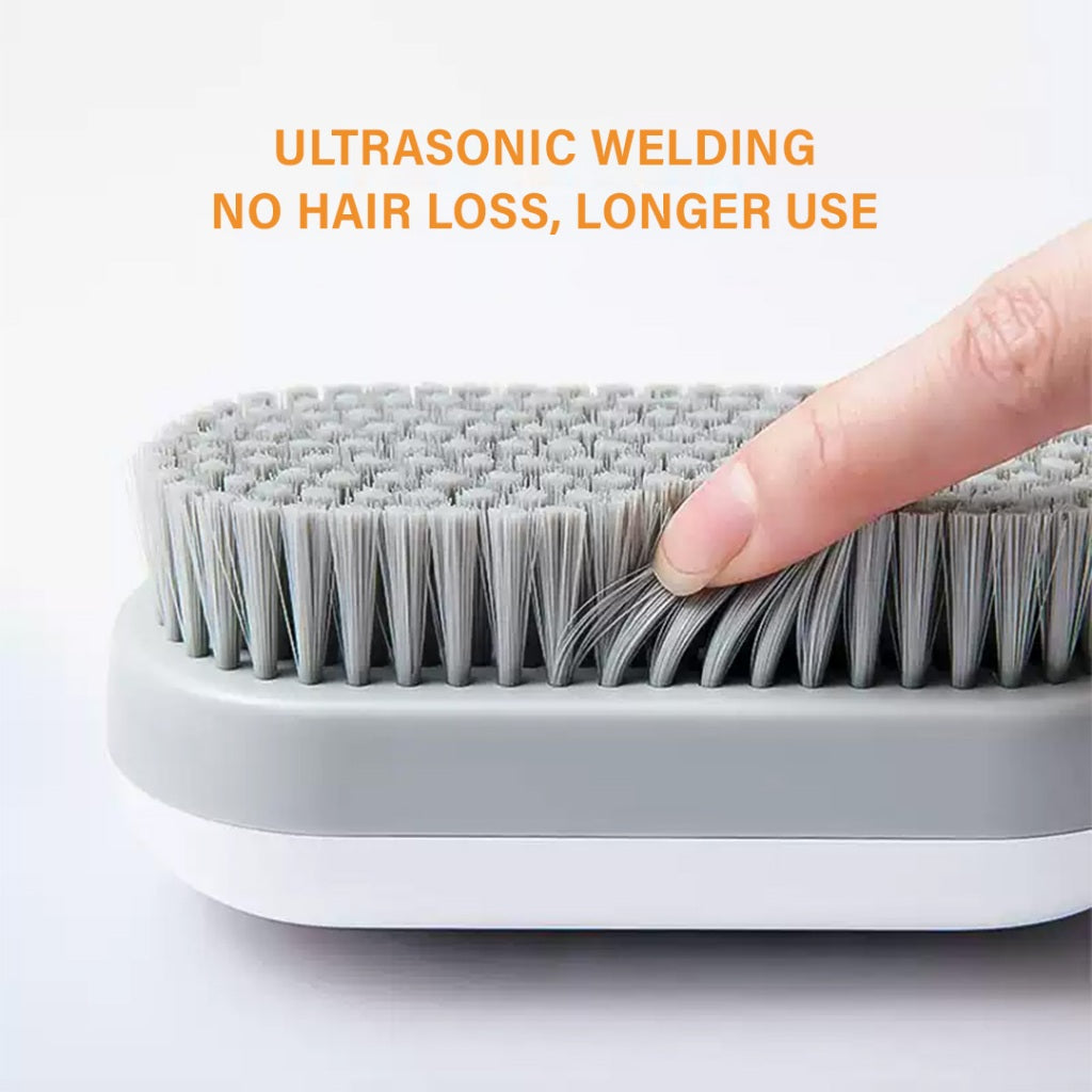 Multifunctional Ecoco Bathroom Laundry / Shoe Brush Soft Fur Cleaning Scrubbing Brush Home Care Use