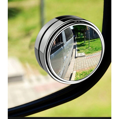 2Pcs Adhesive Blind Spot Mirror Safety Driving Wide Angle Rear View Convex Mirror For Car SUV Truck