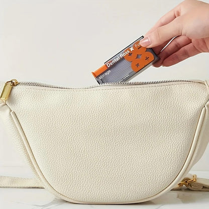 Portable Automatic Pop-Up Dental Floss Dispenser Storage Box Toothpick Oral Care Tooth Cleaning Tool