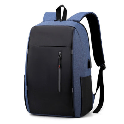 Men Laptop Backpack 15.6 Inch Waterproof Large Capacity USB Charging Casual Travel Bag Pack School