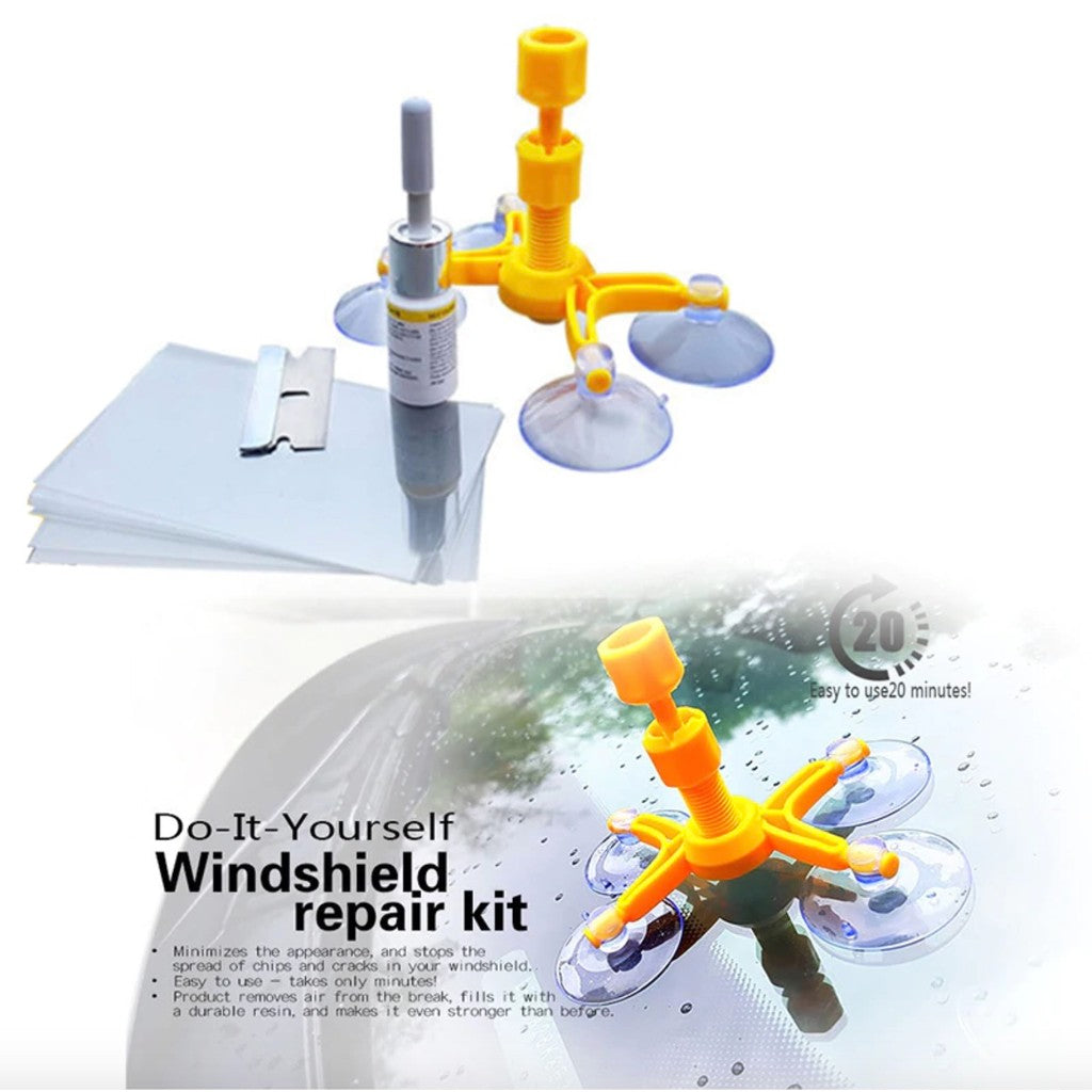 Car Windshield Glass Crack Repair Kit Nano Fluid Resin DIY Cracked Window Automotive Accessory Tool