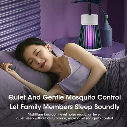 UV Mosquito Killer Lamp Electric Shock USB Rechargeable Insect Trap Zapper Repellent Fly Catcher
