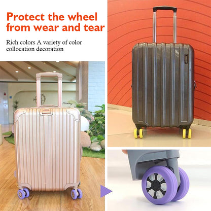 Travel Luggage Wheel Protector Case Wheels Protective Cover Trolley Box Caster Suitcase Accessories