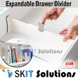 Expandable Drawer Divider Adjustable Wardrobe Divider Retractable Combinable Partition for Cabinets Drawers Bookshelves