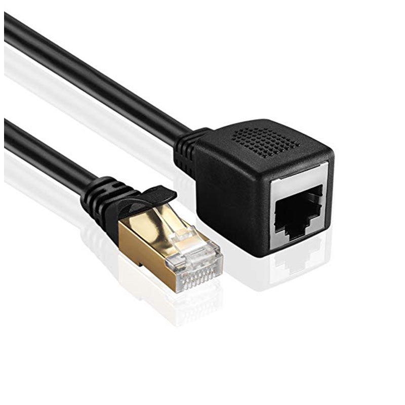 CAT6 / CAT7 Ethernet Extension Patch Cable RJ45 LAN Male To Female Network Extender Wiring Coupler Joiner Plug Adapter