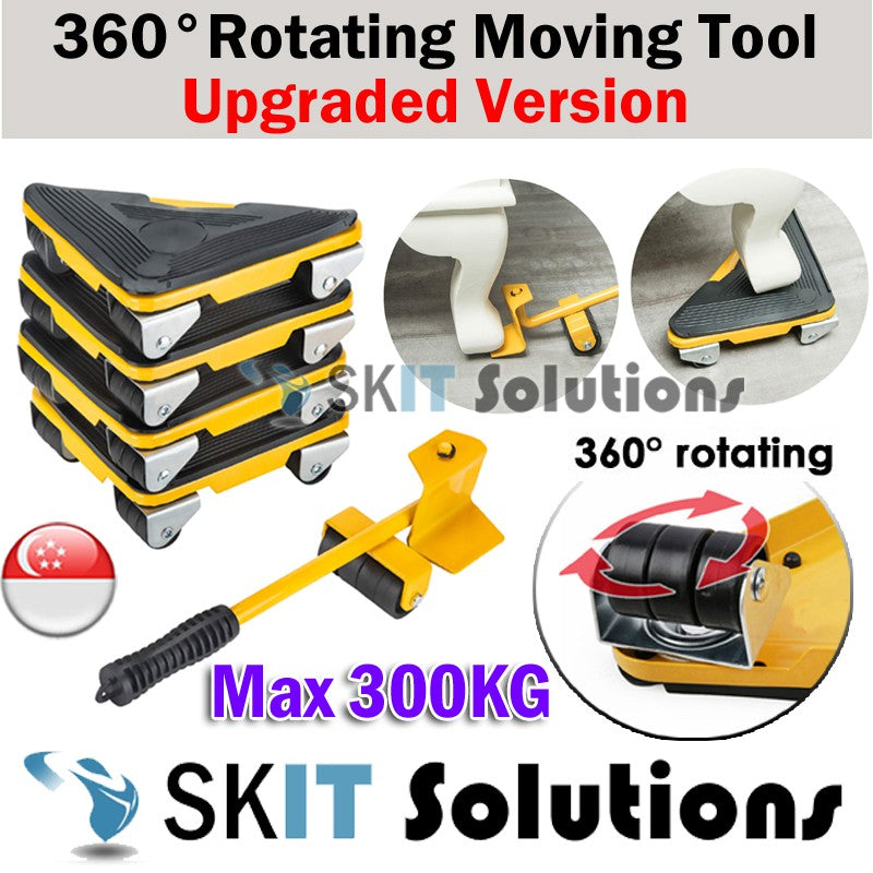 Upgraded Heavy Object Furniture Fridge Sofa Bed Moving Device Tool Mover Lifter Roller Slider Transport Pad★700KG / 300KG