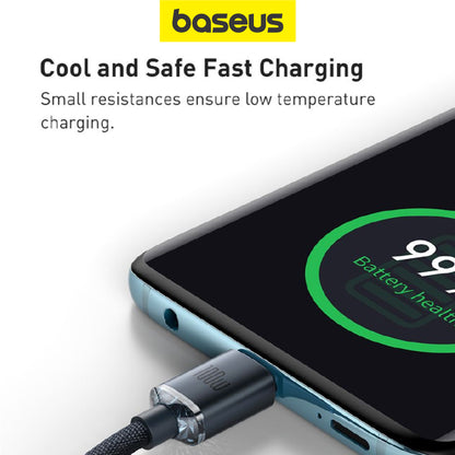 Baseus Crystal Shine Series Fast Charging Data Cable Charger Type-C to Type-C 100W