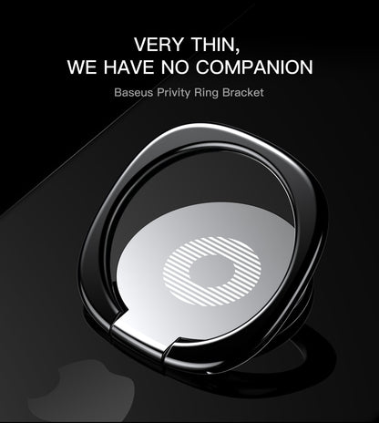 Baseus Privity Ring Bracket Phone Stand Finger Grip Desktop Holder Car Mount Buckle 180 Degree Rotation