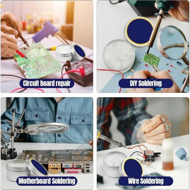 35g 100g Lead Free No Clean Solder Paste Rosin Welding Soldering Wire Flux for Electronic PCB Repair