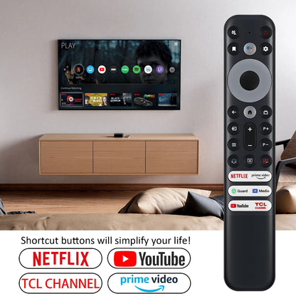 RC902V FMR1 Voice Replacement Remote Control Controller for TCL Smart TV Compatible FMR4 FMR5 FMR7 FMR9