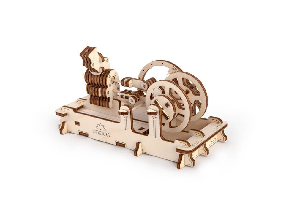 Ugears Pneumatic Engine ★Mechanical 3D Puzzle Kit Model Toys Gift Present Birthday Xmas Christmas Kids Adults