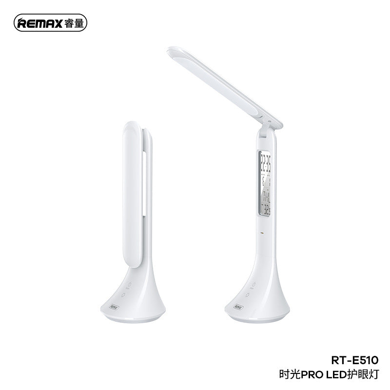 Remax RT-E510 LED Table Lamp Rechargeable Calendar USB Charging Eye Protection Student Desk Light