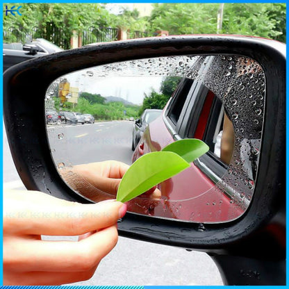 2PCS Anti-Rain Car Side Rearview Mirror Window Rainproof Film Anti-Fog Waterproof Protective Sticker