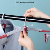 Premium Foldable Travel Hanger Non-slip Portable Clothes Towel Multifunction Closet Creative Organizer