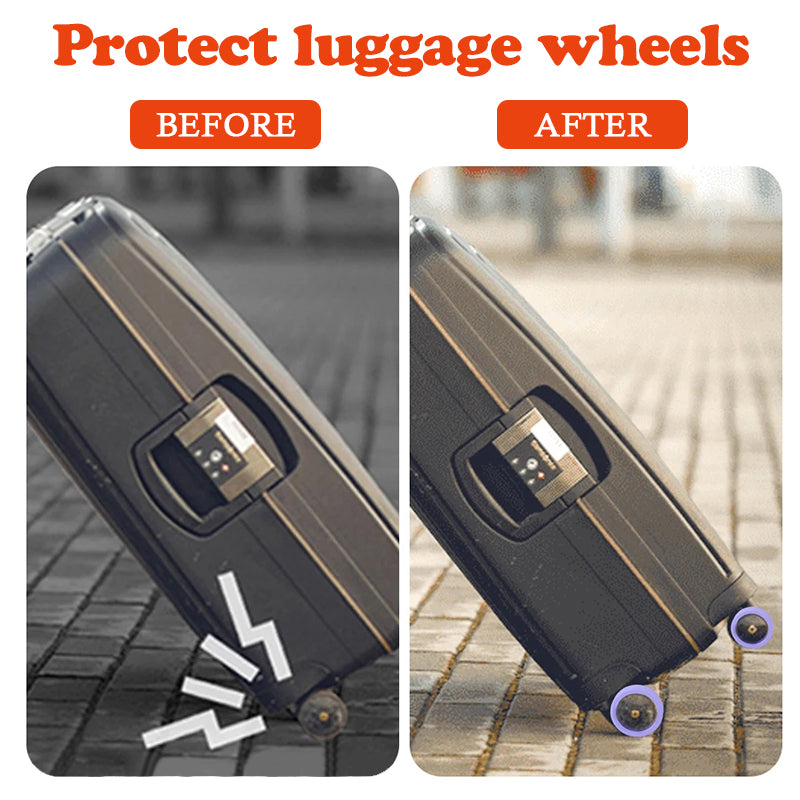 Travel Luggage Wheel Protector Case Wheels Protective Cover Trolley Box Caster Suitcase Accessories