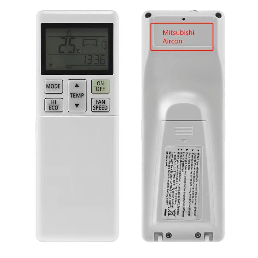 Replacement Aircon Remote Control for Mitsubishi RLA502A700B