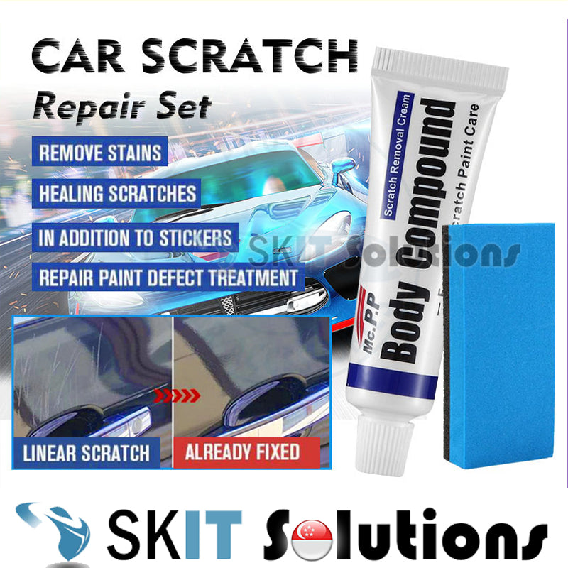 Car Body Compound Wax Paint Paste Set Scratch Paint Care Fix It Pro Re ...