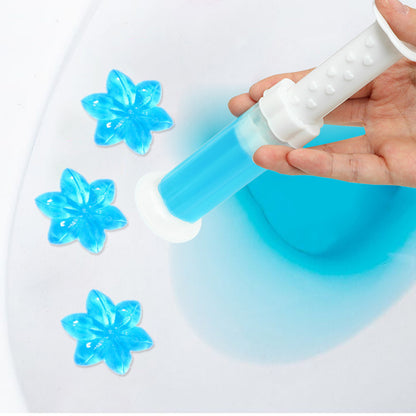 Toilet Bowl Fragrance Flower Cleaning Gel Bathroom Air Freshener Aromatherapy Deodorant Cleaner