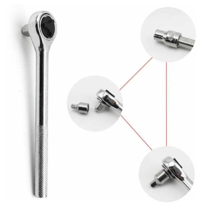 40pcs Combination Socket Wrench Set 1/4 3/8 Ratchet Tool Box Spanner Sleeve Repair Kit Hand Tool Set