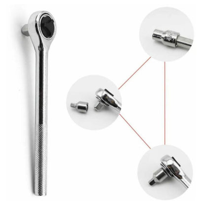 40pcs Combination Socket Wrench Set 1/4 3/8 Ratchet Tool Box Spanner Sleeve Repair Kit Hand Tool Set