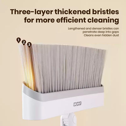 Ecoco 2in1 Foldable Broom And Dustpan Set Household Cleaning Tool Sweeping Kit For Home Use