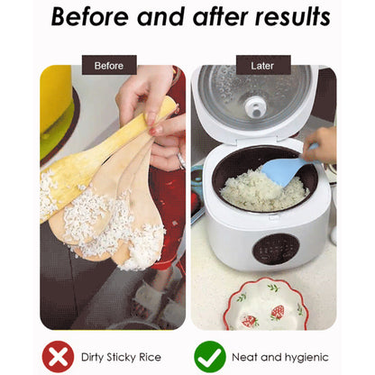 Tumbler Non-Stick Rice Spoon Standable Anti-Scald Non-Slip Easy Clean Kitchen Serving Scoop Shovel