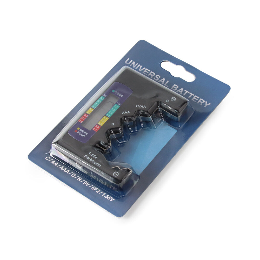 Universal Digital Battery Tester BT-886 LCD Display Battery Checker Meter AA AAA C D 9V Button Cell