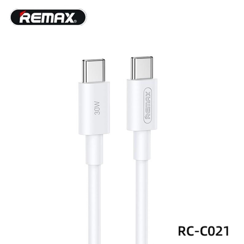 1M/2M Remax RC-C021 30W Super Fast Charging Cable PD Type C To Type C Data Sync C to C Cable Charger