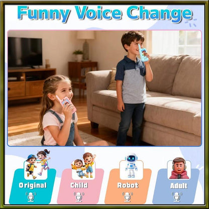 Kids Video Walkie Talkie Rechargeable HD Screen Two Way Radio Camera Outdoor Toy Birthday Xmas Gift