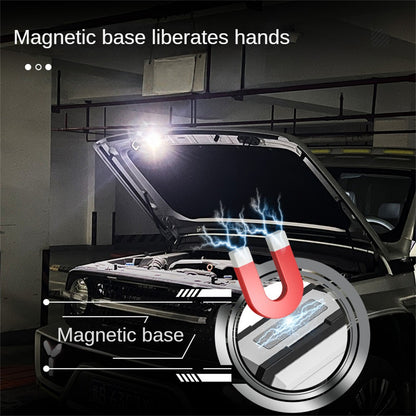 Portable Mini Flashlight Torch COB LED Work Light Waterproof USB-C Rechargeable Magnetic Emergency Lamp