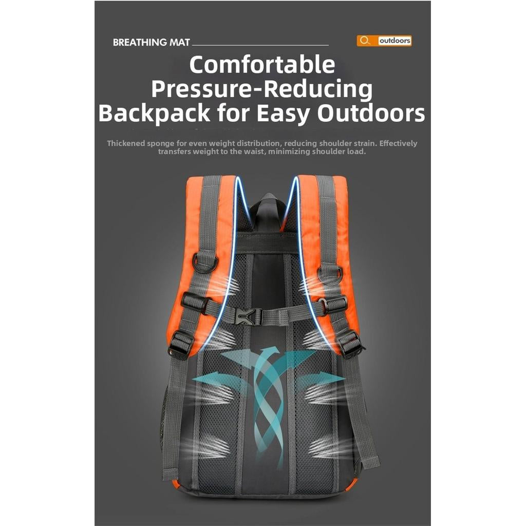36-55L Hiking Backpack Waterproof Lightweight Large Capacity Outdoor Camping Travel Bag Men Women