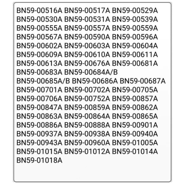 BN59-01199F Universal Replacement Remote Control for Samsung Smart LCD LED TV Compatible Controller