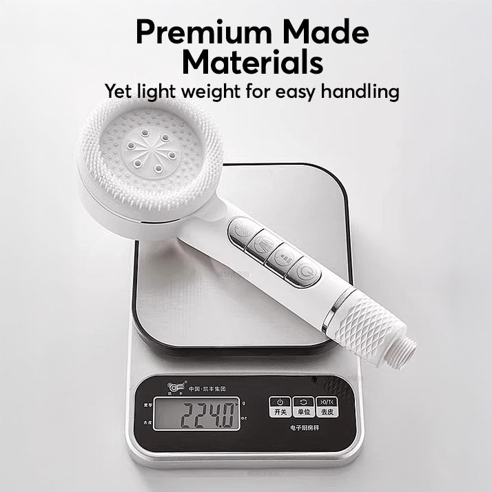 German Premium Shower Head Handheld High Pressure Showerhead Spa Massage Filtered Spray Gun Bathroom