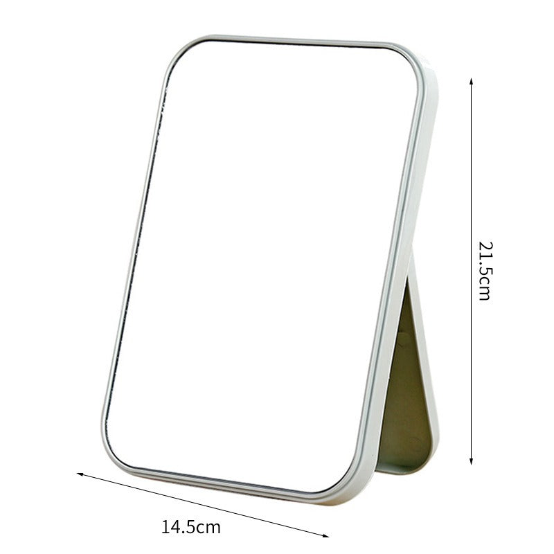 Foldable Desktop Makeup Mirror Portable Student Stand Cosmetic Light Weight Vanity Accessories