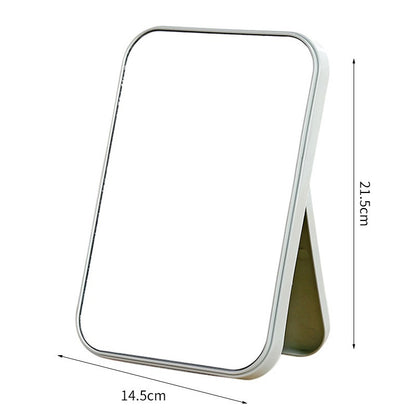 Foldable Desktop Makeup Mirror Portable Student Stand Cosmetic Light Weight Vanity Accessories