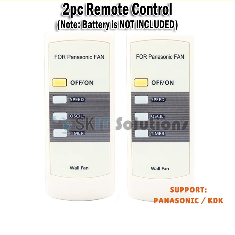 Replacement Remote Control for Panasonic KDK Wall Fan Ceiling Fan Living Fan OEM Wireless Controller