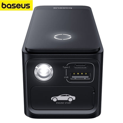 Baseus Super Energy Alpha 6000Mah Car Jump Starter Start 12V 600A Power Bank Battery Emergency Jumpstarter Kit Van
