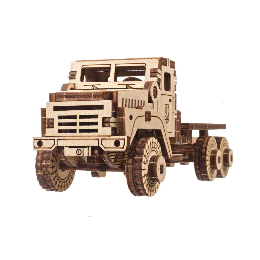 Ugears Military Truck ★Mechanical 3D Puzzle Kit Model Toys Gift Present Birthday Xmas Christmas Kids Adults