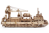 Ugears Research Vessel ★Mechanical 3D Puzzle Kit Model Toys Gift Present Birthday Xmas Christmas Kids Adults