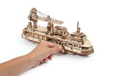 Ugears Research Vessel ★Mechanical 3D Puzzle Kit Model Toys Gift Present Birthday Xmas Christmas Kids Adults